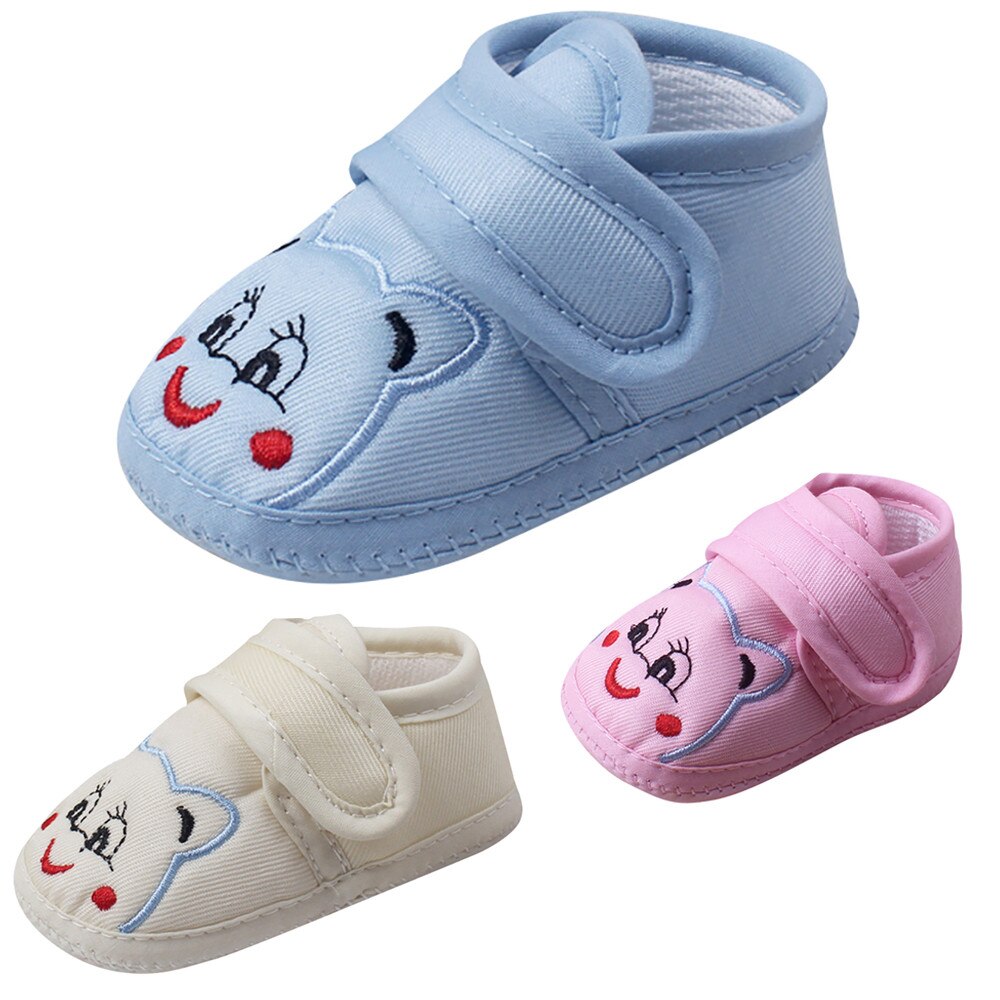 Infant Baby Boys Girls First Walk Shoes Toddler Anti-slip Elk Bear